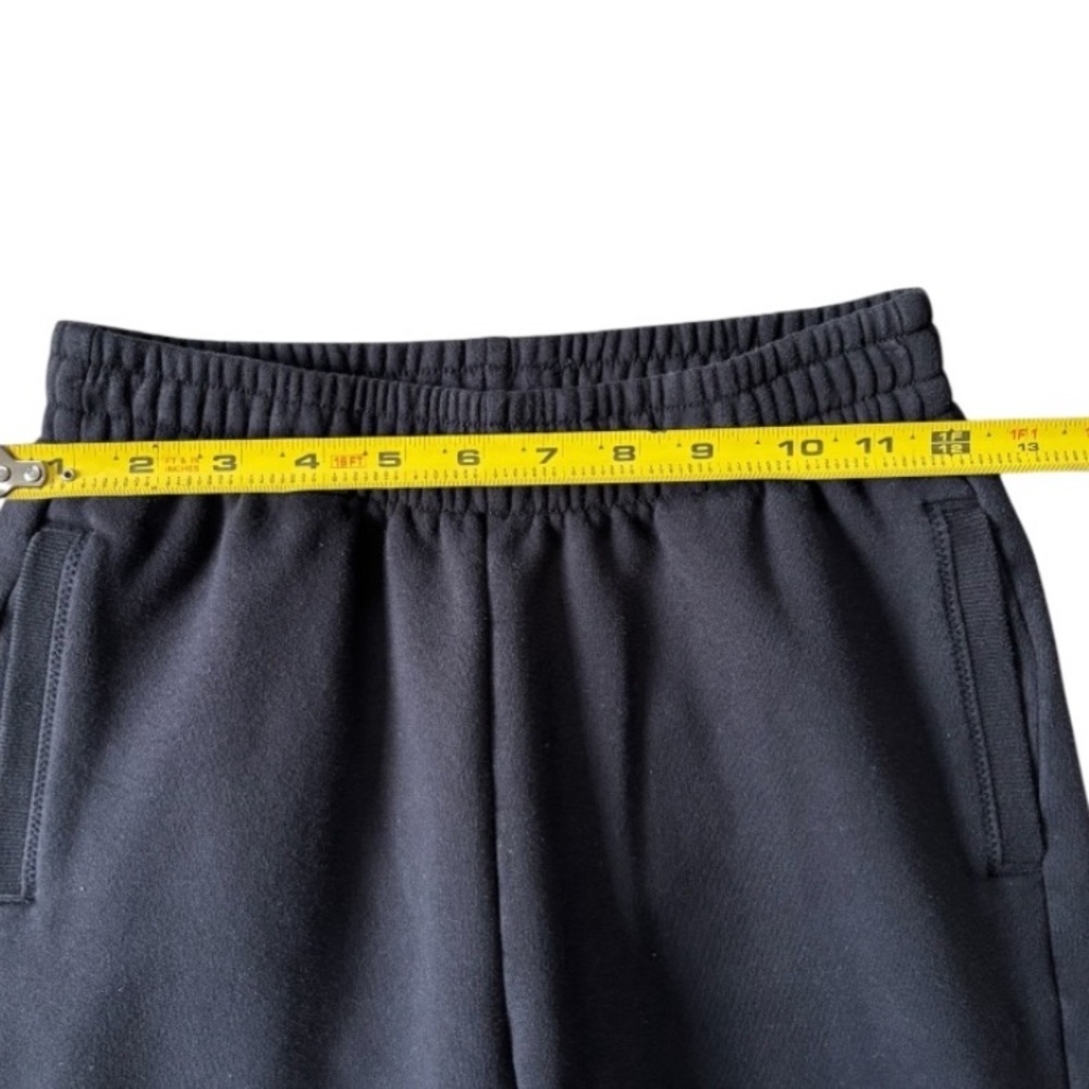 Athleta Girl Black Sweatpants with Bottom Leg Logo Size Small (7) - Picture 7 of 8